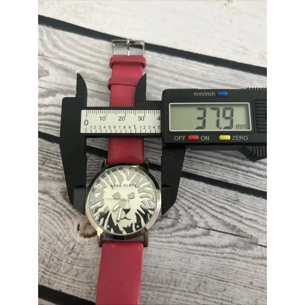Anne Klein Silver Tone Red Band Women’s Quartz Watch